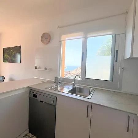 아파트 Terraza Con Vistas Al Mar Tenerife Norte Mesa Del Mar 타코론테